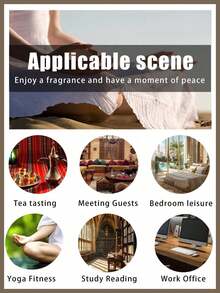 10g Authentic Natural Incense Sticks, Agarwood, Elegant And Pleasant Fragrance, Rich Woody Aroma, Instant Relaxation Without Smoke Or Choking, Rich And Long-Lasting Fragrance, Aromatherapy, Purify The Air, Soothe The Mind, Relieve Stress, Sleep, Ramadan Gift, Send To Friends, Home, Indoor, Make Tea, Party - Agarwood - View 10