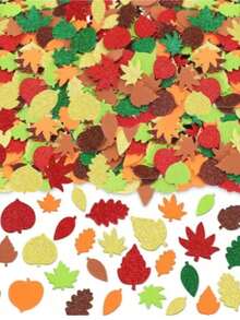 5/8/12 Pack Hedgehog Craft Kit - With Hedgehog And Leaf Designs - Thanksgiving And Halloween Decorations, Multi-Color Felt Art Activity, With Eyes, Nose, Mouth And Antenna, Pre-Cut Patterns And Easy To Assemble, And Gift, Suitable For Children And Teenagers (Without Glue / Easy To Stick Together) - Multicolor - View 8