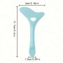 眼线睫毛膏辅助工具 - 打造完美飞扬眼线和根根分明睫毛的化妆模板，防抖易用，新手友好型美妆助手，可重复使用练习套装 - 藍色 - 查看 6