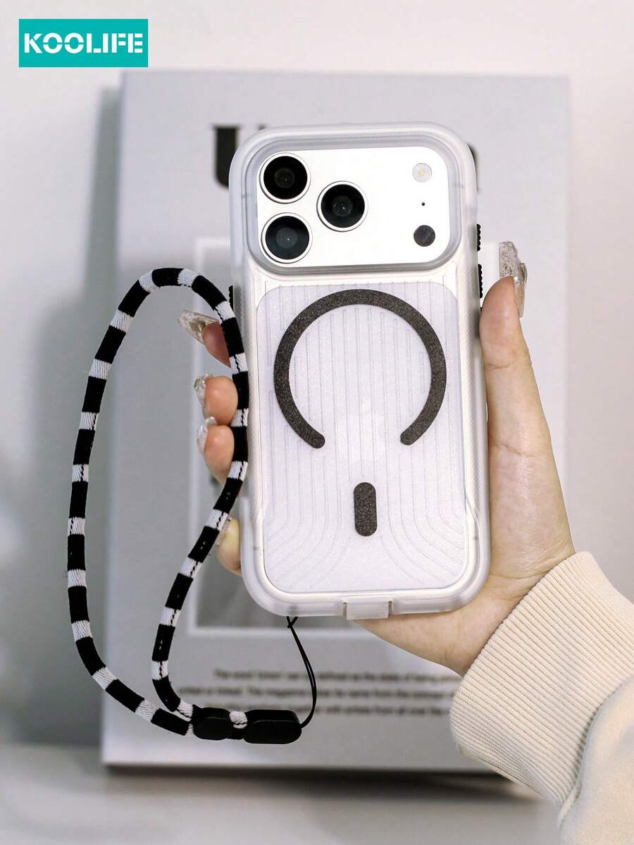 Keychain,Lanyard Basic Phone Cases - Black - View 1