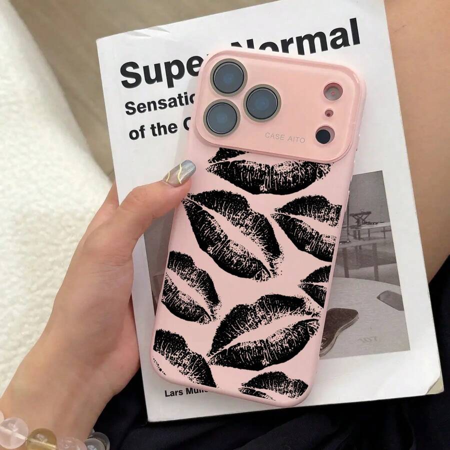 苹果phonecase透底867JPDSCFYTiphone15圣诞礼物iPhone12ProMax新年礼物14男女朋友iphone15Pro生日礼物防摔 - 粉色 - チェックする 1