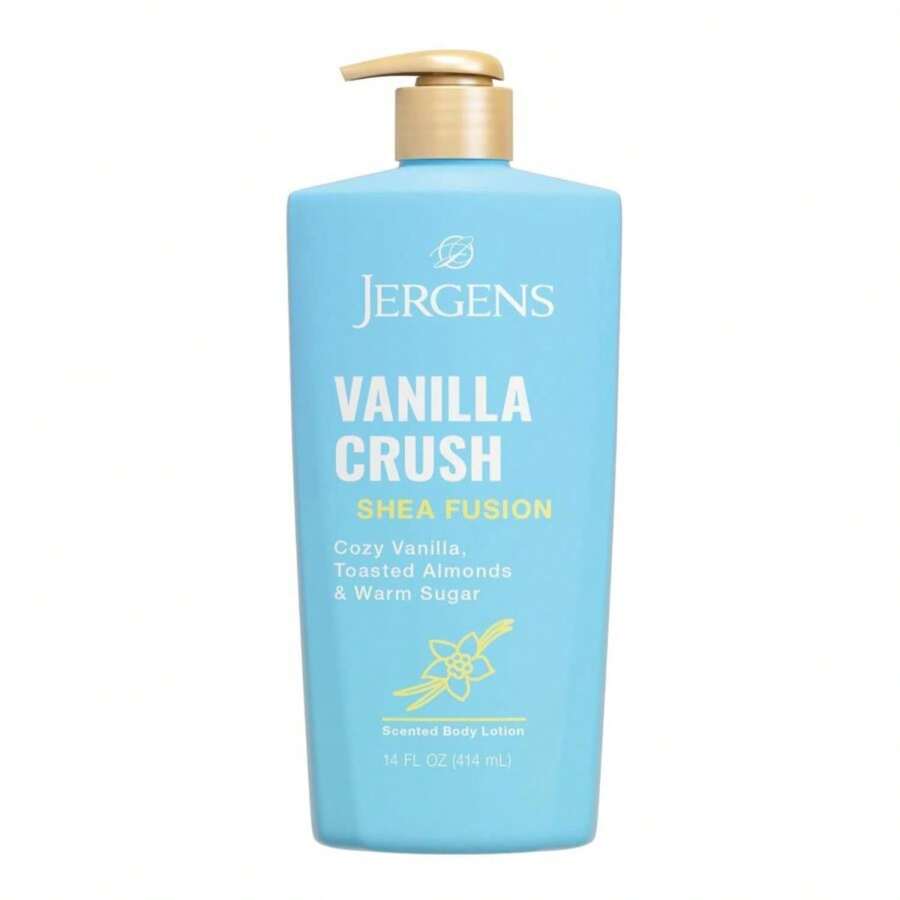 Jergens Shea Fusion Vanilla Crush Body Lotion, Moisturizer With Shea Butter &Amp; Vitamin E, 14 Fl Oz - White - 查看 1