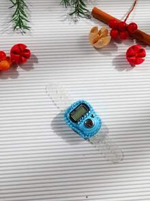 1 Electronic Ring Counter, Modern Rhinestone Decoration, 5-Digit Counter, Counting Prayer, Worship, And Exercise During Ramadan, And Gift Giving During Holidays. - Multicolor - View 14