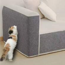 1pc Self-Adhesive Cat Scratch Board, Wall Mounted Cat Scratching Mat, Trimmable, Protects Sofa & Wall, Multi-Functional & Durable - 40*100cm - View 8