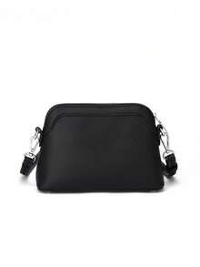 高端女士手提包，时尚斜挎包，2026新款，中年妈妈包，休闲软皮单肩包，简约设计。 - 黑色 - 查看 7