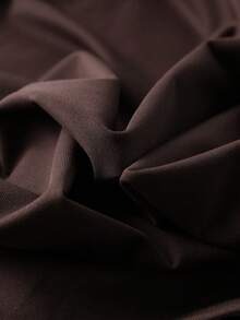 休闲优雅短袖圆领上衣，适合日常穿着、通勤、外出，春夏皆宜。 - 咖啡棕 - 查看 10