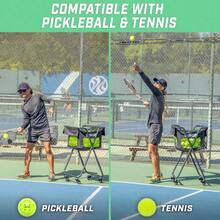 Ball Caddy With Wheels Portable Cart Holds 140 Pickleballs Or 175 Tennis Balls - B0CKM2VT5F - View 6