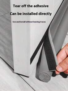 Door Bottom Seal Strip, Soundproof Door Draft Stopper, Anti-Insect Door Sweep, Self-Adhesive Door Blocker - Multicolor - View 8