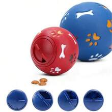 Adjustable Pet Dog Toy Food Dispenser, Durable Chew Teeth Cleaning Ball, Rotating Dog Food Puzzle Ball - Multicolor - View 6