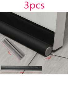 Door Bottom Seal Strip, Soundproof Door Gap Filler, Windproof Door Draft Stopper, Anti-Cockroach Door Sweep, Self-Adhesive Door Blocker - Multicolor - View 20