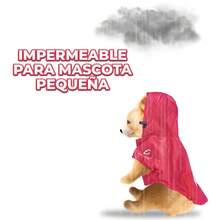 Chaqueta impermeable para perro con cierre y tiras ajustables - Multicolor - Ver 6