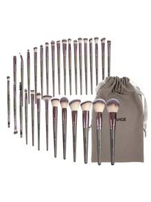 MAANGE Bộ cọ trang điểm 30 món/31 món, bao gồm 30 cọ trang điểm chuyên nghiệp + 1 túi đựng mỹ phẩm bằng nhung, bộ cọ trang điểm du lịch gồm cọ nền, cọ phấn phủ, cọ má hồng, cọ che khuyết điểm, cọ tạo khối, cọ mũi, cọ phấn mắt, cọ kẻ mày, cọ kẻ mắt, cọ mascara, cọ highlight, cọ chi tiết, cọ tán màu, được làm từ sợi mềm mại, nhẹ nhàng cho da, thích hợp sử dụng tại nhà hoặc khi đi du lịch, bộ cọ trang điểm dành cho nữ và bé gái, quà tặng, cọ trang điểm chuyên nghiệp, bộ trang điểm hoàn chỉnh. - Rượu sâm banh - Xem 5