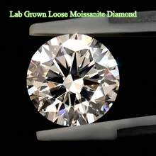 1ct/6.5mm White Moissanite, High Quality Fire & Brilliance, D Color, DIY Rings, Pendants, Holiday Gifts - 1ct - View 2