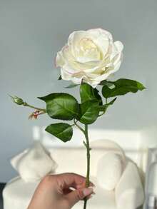 1/3件装，仿真玫瑰花束，触感逼真，家居装饰，餐桌摆设，适合情人节/周年纪念日，摄影道具 - 彩色 - 查看 11