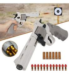 Revolver Python 357 Juguete Fidget Pistola Antiestres 3d - Blanco - Ver 11