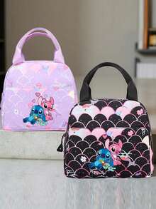 3pcs Embroidered Backpack Set, Durable Nylon Material Backpack With Adjustable Shoulder Straps And Zipper Closure, Padded Laptop Compartment, Including Handbag And Pencil Case, Lightweight Large Capacity Washable, Suitable For Daily Commute, School, Travel - Sets - View 9