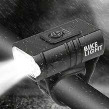 1pc Luces de bicicleta, faros/señales de giro, luces delanteras y traseras recargables por USB para todos los tipos de bicicletas, incluyendo bicicletas de montaña y carretera, bicicletas nocturnas. - lámpara de cabeza - Ver 1