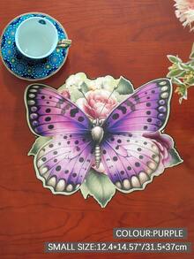 1 pièce Chemin de table en polyester, impression numérique 2D délicate avec motif lavande et papillon, ambiance fraîche de printemps/été, convient pour toutes les saisons, peut être utilisé comme décoration de table de cuisine/salle à manger, décoration de chambre, nappe rose, bureau, table basse, coiffeuse, set de table, tapis de pique-nique pour salon, chambre, jardin, intérieur/extérieur, mobilier d'extérieur, camping, villa, fête de famille, fête, décoration de mariage, disponible en plusieurs tailles - Multicolore - Voir 14