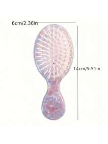 Personalized Engraved Comb, Customized Bride & Bridesmaid Hair Comb, Bridesmaid Gift, Ideal Wedding Party Gift, Gift For Mom, Mini Engraved Name Hair Brush - Multicolor - View 6