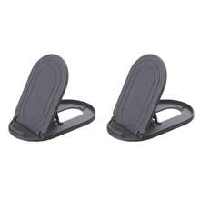 1pc Portable Foldable Desk Phone/Tablet Holder, Creative Bedside Phone Stand, Fashionable Compact Design, Convenient Hands-Free Viewing, Multi-Purpose Phone Holder, Small Gift - Multicolor - View 20