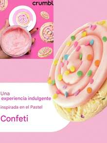 Exfoliante Corporal crumbl Edicion Limitada Fragancia Strawberry Crumb Cake Fragancia Confetti Cake - Strawberry Crumb Cake - Ver 2