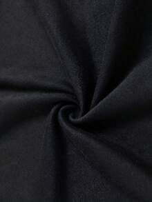 LISA SHIRT Graphic Print T-Shirt  Regular Fit Lack With Pink Artwork, All-Season Casual Wear, Ideal For Valentine's Day, - màu đen - Xem 4