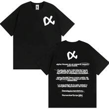 Camiseta de hombre de 100% algodón de la cantante Aitana, oversized, gráficos del tour Ocana 2026, nueva camiseta de verano para mujeres Y2k, hip hop, cuello redondo, streetwear - Negro - Ver 1