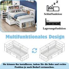 Bed Bases & Foundations - White - View 4