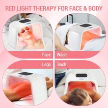 HanTai Red-Light-Therapy, Red Light Therapy For Face, 7 Colors Facial Led Light Therapy Face Mask,SPA Equipment For Skincare At Home - 美規A型插(110-127V) - 查看 5
