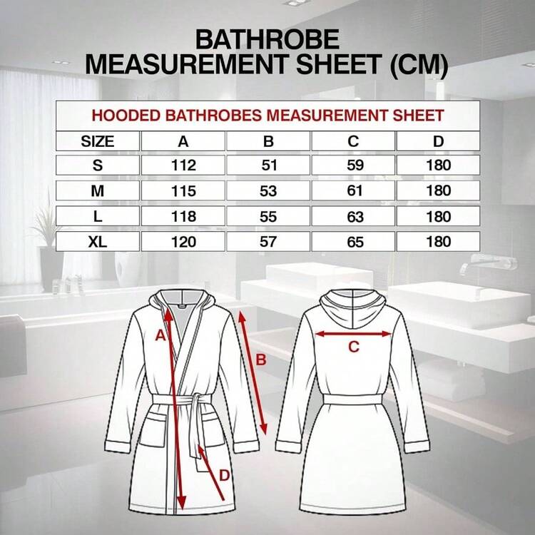 Luxury Hooded Bathrobe Women Men - Ultra - Soft Towelling Robe With Pockets, Long Kimono Housecoat Spa, Bathroom, And Lounge Adults - XL + Gray - View 9