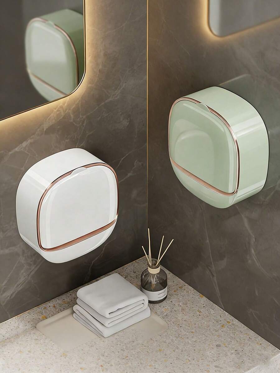 Khay đựng xà phòng treo tường không cần khoan, giá đựng xà phòng cao cấp cho phòng tắm.