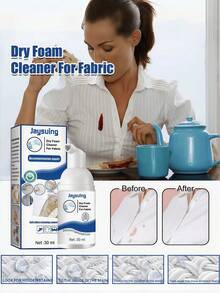 1pc/30ml, 2pcs/60ml, 1pc Upgraded Version/300ml Foam Cleaner, Suitable For Mattress, Curtain, Carpet, Home Dry Cleaning, Down Jacket, Carpet, Sofa, Mattress, Car Upholstery, Stubborn Stains, Yellowing, Dry Cleaning Agent, Cleaning Assistant, Laundry & Home Cleaning - Multicolor - View 3