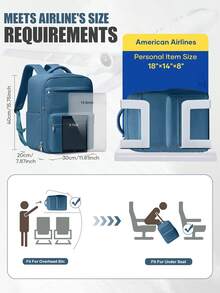 42英寸×15英寸×29英寸真空压缩旅行背包，非常适合周末旅行、露营和存放笔记本电脑，真空压缩系统可节省50%以上的空间，也适合存放学习用品。 - 彩色 - 查看 12