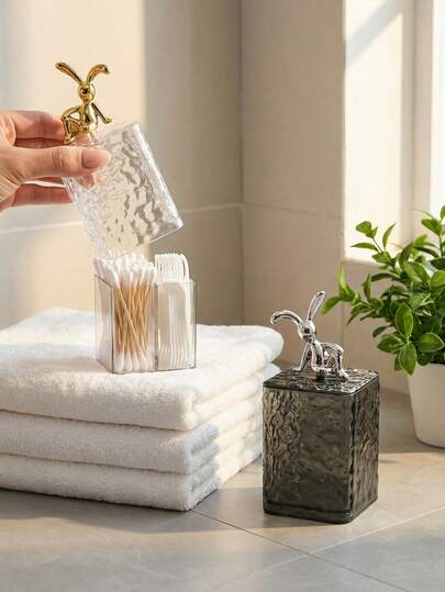 轻奢牙签盒 高级牙签架 新款家用高档牙签罐 牙线盒 棉签盒 收纳盒