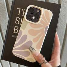 1pc TPU Material Spring Soft Marshmallow Flower Pattern Phone Case Compatible With IPhone 17 Pro Max/17/16 Pro Max/15/13/12/11, S20 FE/A15/S24/A55, Compatible With Redmi Note 11/Note 12/Note 13 Pro, Full Coverage Anti-Drop Soft Protective Phone Cover - White - View 2