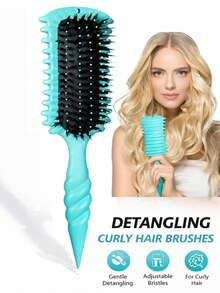 Hair brushes 全新卷发梳，沙龙级卷发造型梳，防毛躁卷发梳，专为卷曲浓密发质设计，打造卷发，减少拉扯和断裂，零损伤技术，男女皆宜，是居家和沙龙的理想之选。