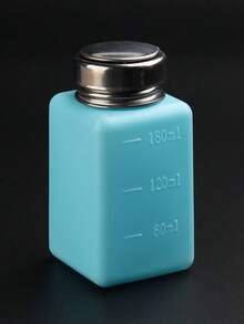 180ml/120ml Metal Head Nail Polish Remover Pump Bottle, Refillable Professional Nail Polish Remover Pump Bottle, Salon Liquid Pump, Durable Metal Top Nail Art Tool DIY Manicure Supplies - Multicolor - View 13