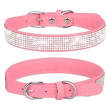 DC007 Adjustable Soft Dog Collar: Features A Cute Multicolored Floral Print In Pink, Suitable For XS, Small, Medium, And Large Pets, Perfect For Walks, Runs, And Training For Both Girls And Boys. - Pink - View 11