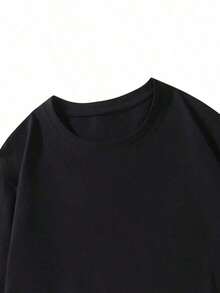 Men T-Shirts - 黑色 - 查看 3