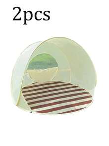 Courtyard Picnic 1-3 Person Tent - Portable Foldable Family Tent With Ventilation Door, Lightweight 4-Season Khaki Tent, Suitable For Outdoor Adventure, Outdoor Gear, Beach Tent And Multipurpose Tent. Ideal For Outdoor Activities, Camping, Travel, Outdoor Accessories, And Camping & Hiking Equipment. - Multicolor - View 12