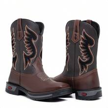 Men's Western Boot, Country Boot, Reinforced Sole, Square Toe, Mid-Calf, Embroidered, TXC New Release - Ariate - View 4