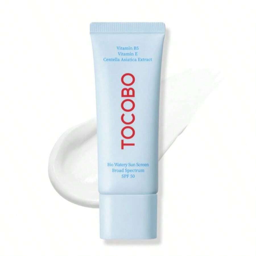 TOCOBO Bio Watery Sunscreen SPF50+ PA++++ Broad Spectrum Korean Sunscreen With Hyaluronic Acid - Lightweight Daily Face Sunblock - Vegan, Hypoallergenic, Oxybenzone-Free 1.35 Fl Oz, Kbeauty, K-Beauty, Best Sunscreen, Mother Girlfriend Wife Birthday Gift, Outdoor Essential - 淺藍色 - 查看 1