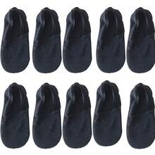 1/5双装 女士/女孩蕾丝花朵隐形短袜，防滑隐形船袜，夏季 - 彩色 - 查看 10