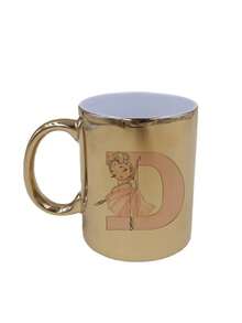 1 Pc 26 Letters Pattern Ceramic Water Mug Drinking Cup Novelty Christmas Halloween New Year Gift For Her Mugs For Coffee Tea And Hot Drinks Cup Travel Gift For Man Woman - Multicolor - View 20