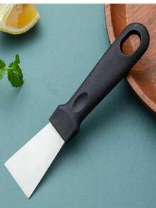 14cm Straight/Curved Scraper, Pot Bottom Scraper, Degreasing Tool, Black Soot Scraper, Refrigerator Defrosting Scraper, Kitchen Cleaning Tools - Black - View 9