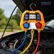 Elitech DMG-2SE Digital Manifold Gauge Set Pressure Gauge With Charging Hose - 1 - View 10