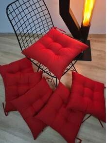 4-pack Pofidik sittdynor, 40*40 cm – Extra mjuka och bekväma i Turkiet - Röd - Visa 4
