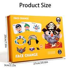 ODAPTO Đồ chơi xếp hình nam châm, đồ chơi thủ công, trò chơi xếp hình giáo dục du lịch, giá vẽ hai mặt cho bé trai và bé gái, đồ chơi học tập giáo dục mầm non cho trẻ em. - Nhiều màu - Xem 4