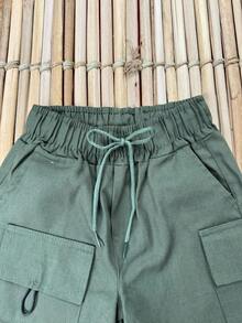Boys' Bermuda Shorts - Kids' Fashion - New Arrival / Summer / Party / Outing / Gift / - Green - View 7