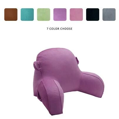 Bed Reading Pillow Back Rest Lumbar Support, Arm Seat Lounger Backrest Reading Pillow Seat Cushion  With Pocket Lounger Soft Seat Cushion 75x40x40cm Reading Pillow For Backrest Pillow With Arms TV Pillow For Gifts